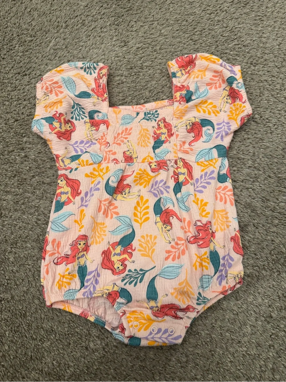 Disney Baby Little Mermaid romper Size 18M